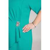 Elegantne celadonist kleit prossiga