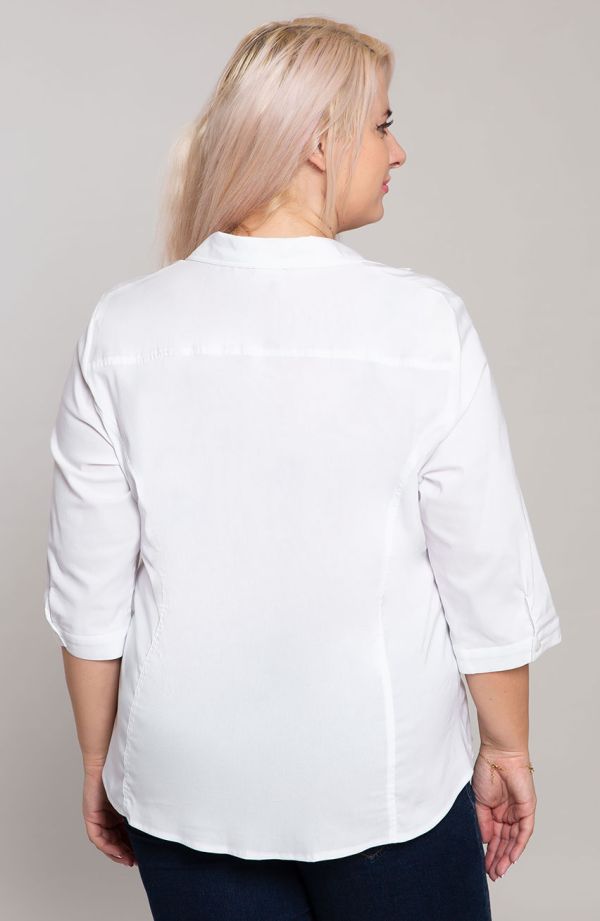 Elegantne klassikaline valge särk