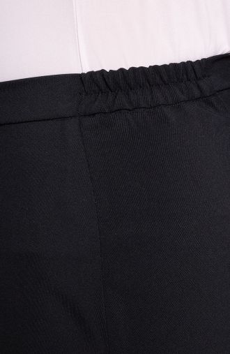 Mugavad mustad kärbitud püksid
