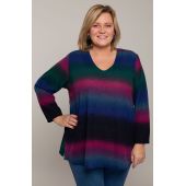Värviline ombre džemper