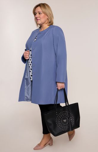 Elegantne sinine mantel