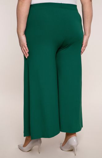Roheline kootud seelik ja püksid